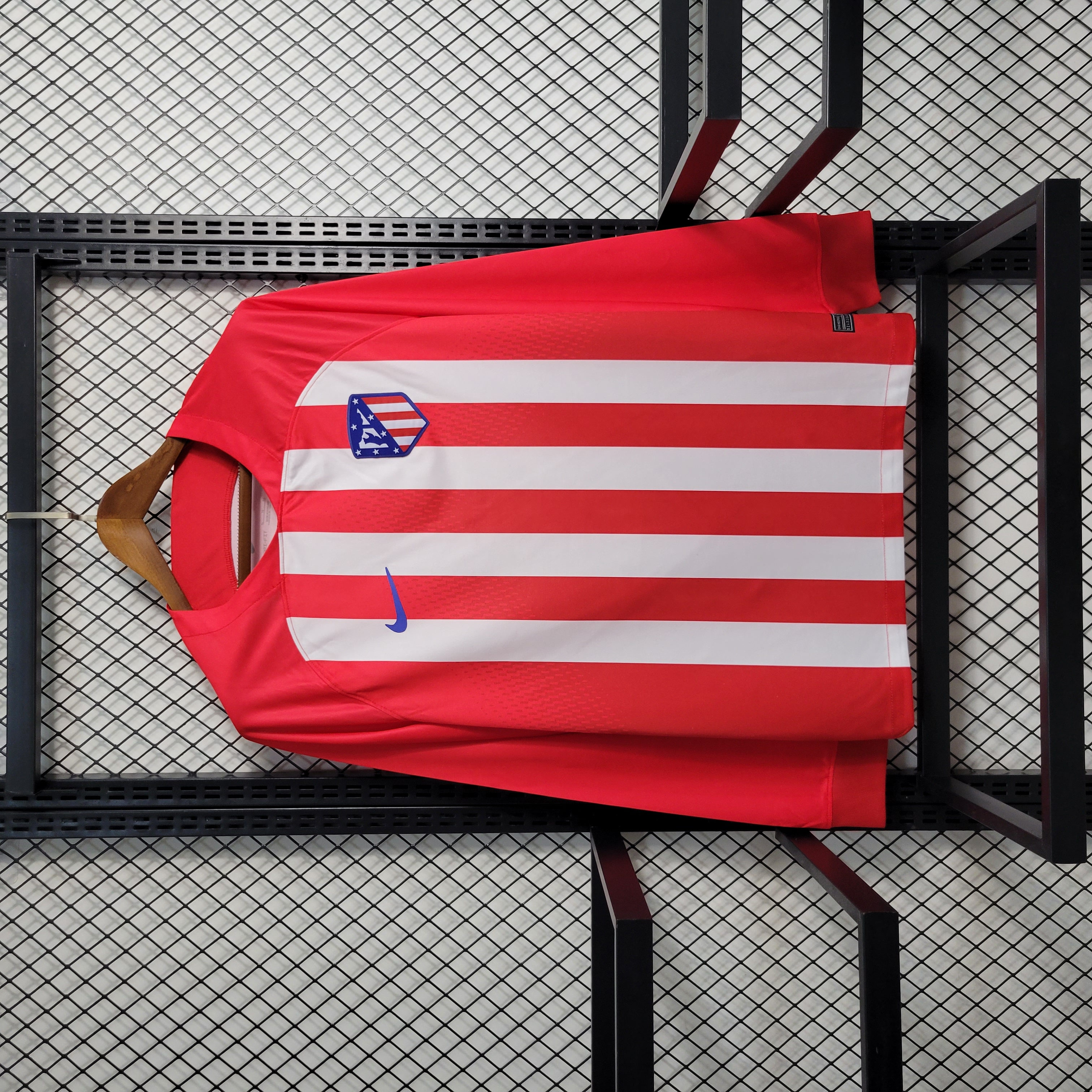 23/24 Atletico Madrid Home Long Sleeve Fans Jersey